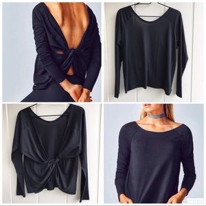 Fabletics Aviana TwistBack+Palisades Scoop Neck S